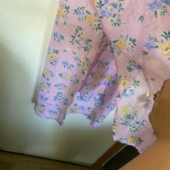 Large ultra flirt, open front long line slits on sides kimono - Picture 6 of 6